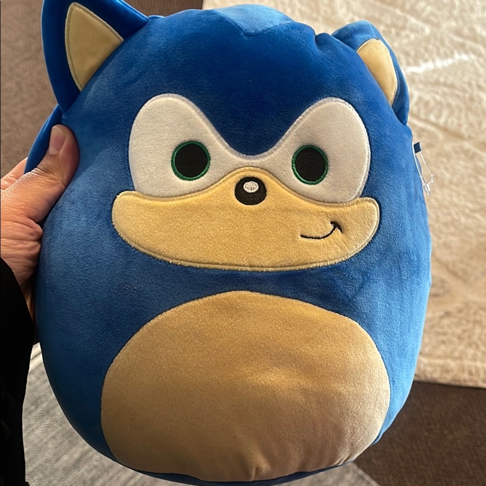 Blue Sonic Plush Toy
